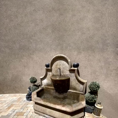 Campania International Andalusia Outdoor Wall Water Fountain