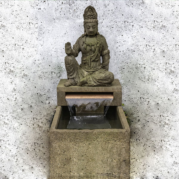 Campania International Antique Quan Yin Buddha Fountain