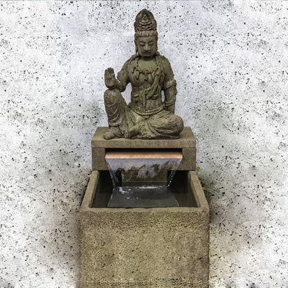 Campania International Antique Quan Yin Buddha Fountain