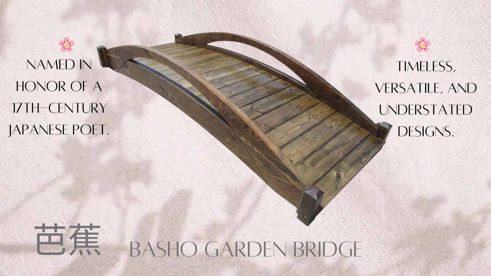 Basho Garden Bridge 8 ft.