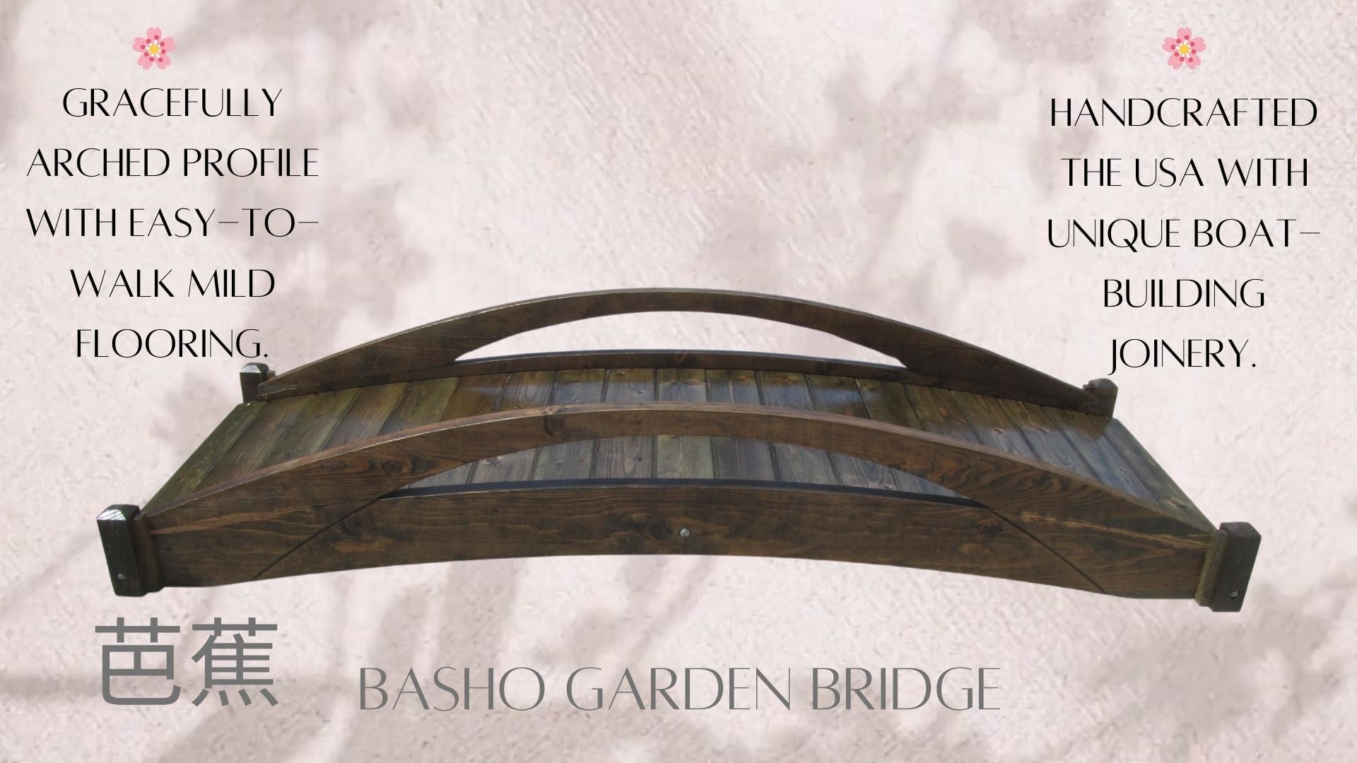 Basho Garden Bridge 8 ft.