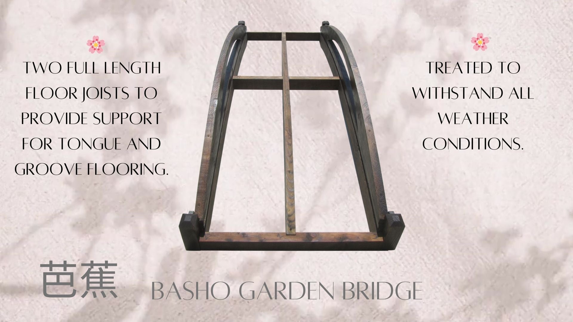 Basho Garden Bridge 8 ft.