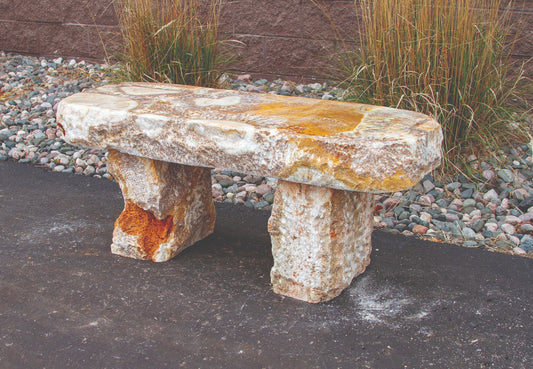 Blue Thumb Yellow Onyx Bench - 45" ABBY045