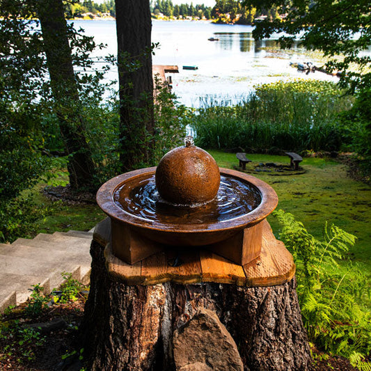 Campania International Low Zen Sphere Fountain