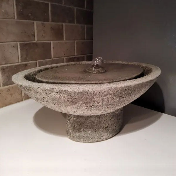 Campania International Zen Oval Garden Water Fountain
