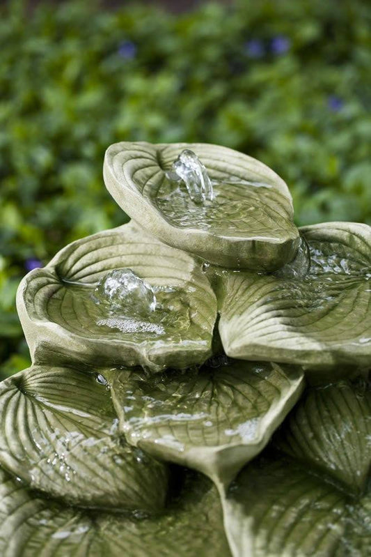 Campania International Cascading Hosta Garden Water Fountain