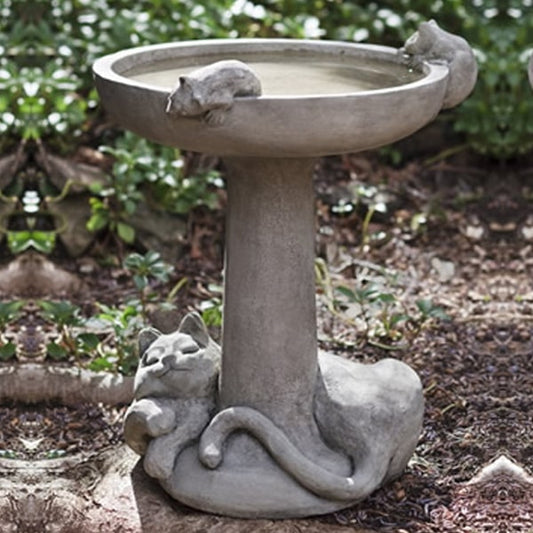 Campania International Cat Nap Birdbath