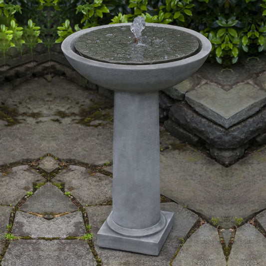 Campania International Cirrus Birdbath Fountain