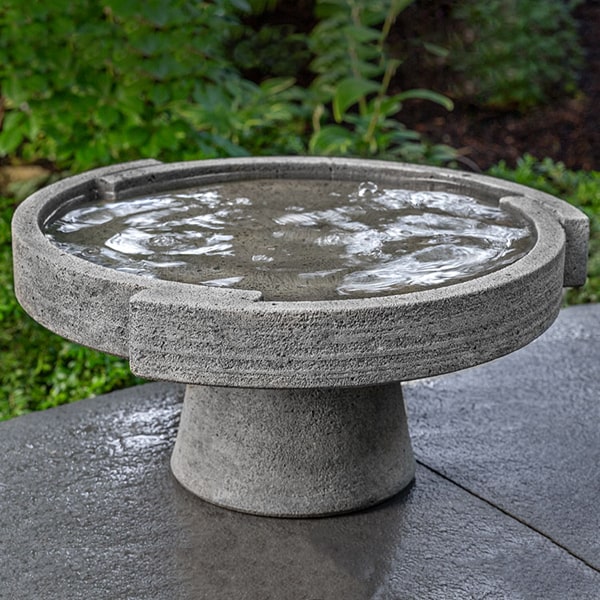 Campania International Concept Birdbath, Low