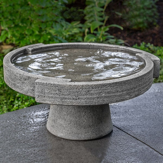 Campania International Concept Birdbath, Low