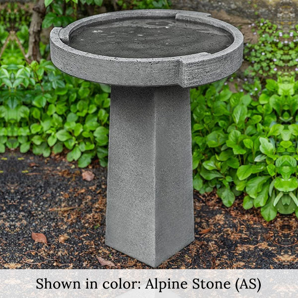Campania International Concept Birdbath, Small