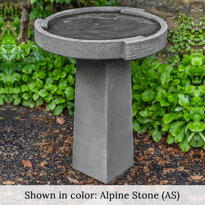 Campania International Concept Birdbath, Small