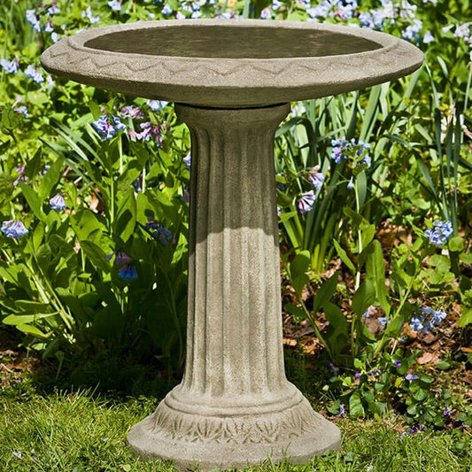 Campania International Cottage Garden Birdbath
