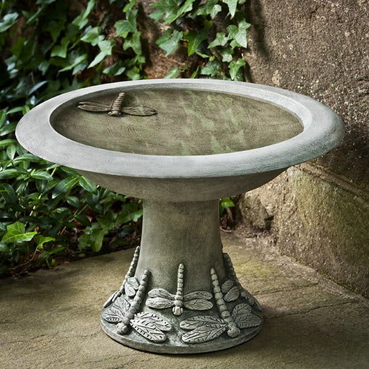 Campania International Dragonfly Birdbath, Small
