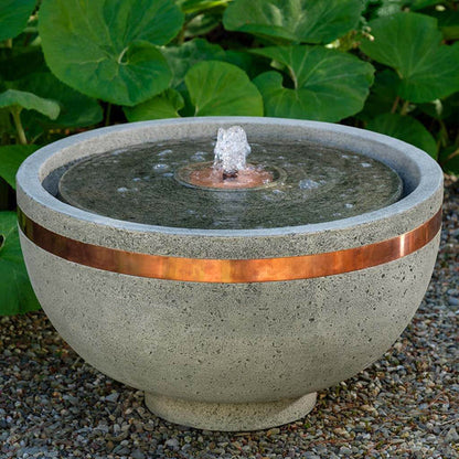 Campania International El Sol Copper Banded Fountain