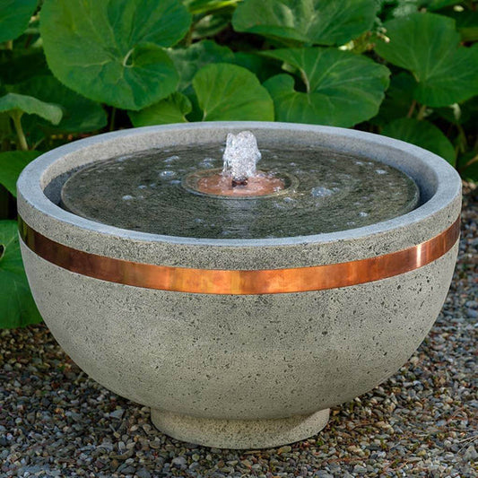 Campania International El Sol Copper Banded Fountain