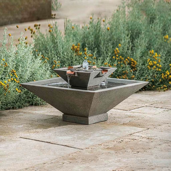 Campania International Avant-Garde Facet Fountain, Small