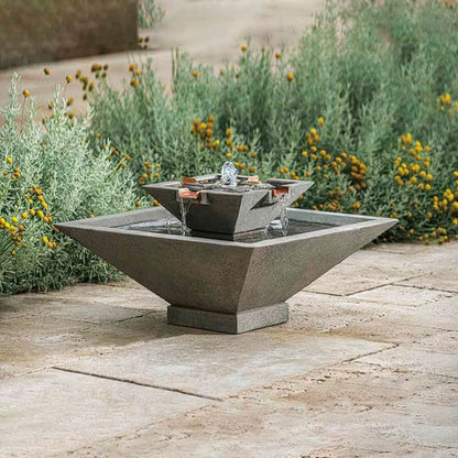 Campania International Avant-Garde Facet Fountain, Small