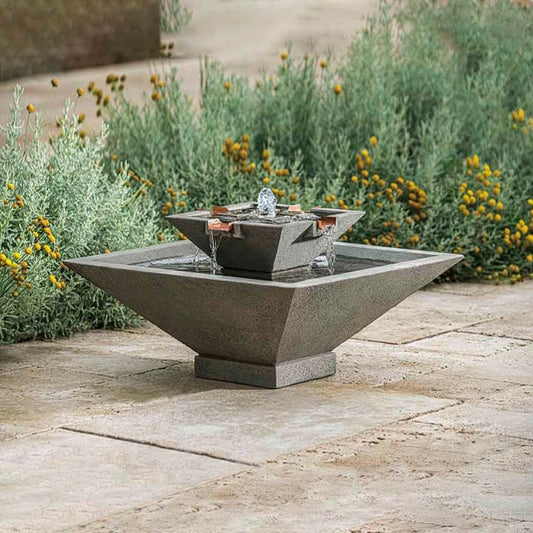 Avant-Garde Facet Fountain, Small Campania International