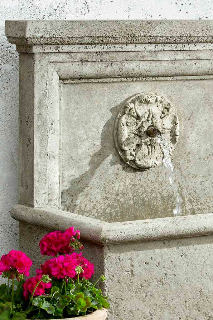Campania International St. Aubin Wall Fountain Outdoor Water Fountain