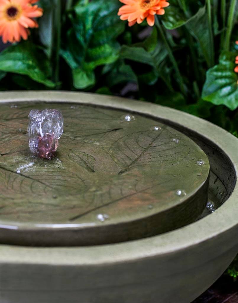 Campania Hydrangea Leaves Garden Terrace Fountain