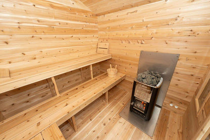 6 Person Cabin Sauna with Changeroom - Georgian