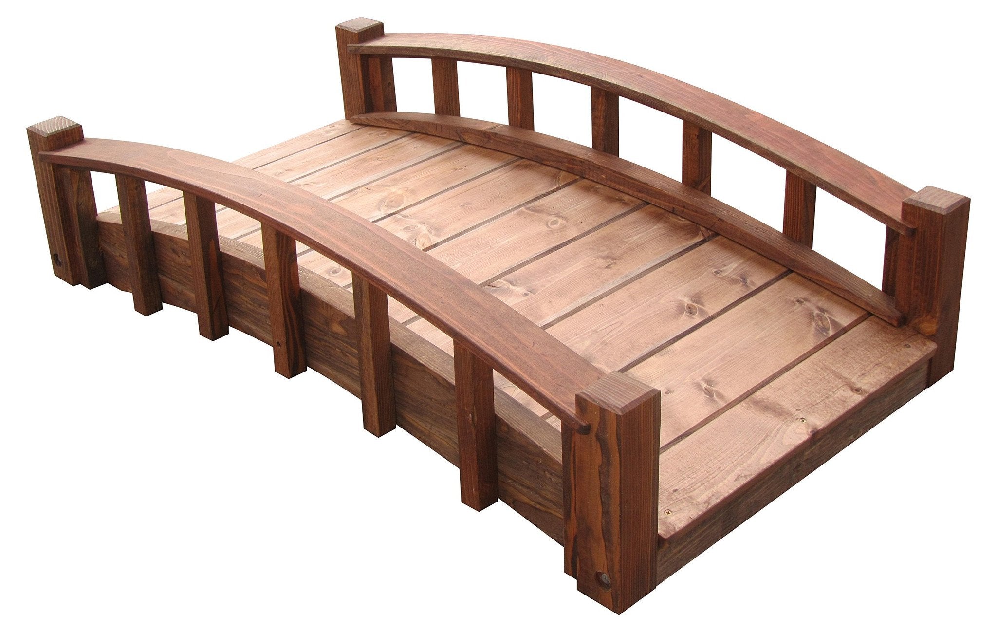 Japanese Wooden Garden Bridge 4 ft.