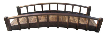 Japanese Wood Garden Bridge 8 ft.