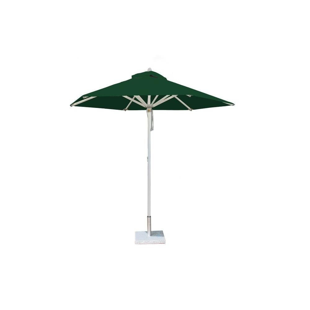 Bambrella Santa Ana Round Aluminum Market Umbrella with Pulley Lift