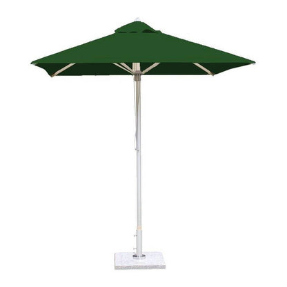 Bambrella Santa Ana Round Aluminum Market Umbrella with Pulley Lift