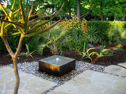 Blue Thumb Black Basalt Cuboid "Heiho" Fountain - Complete Kit