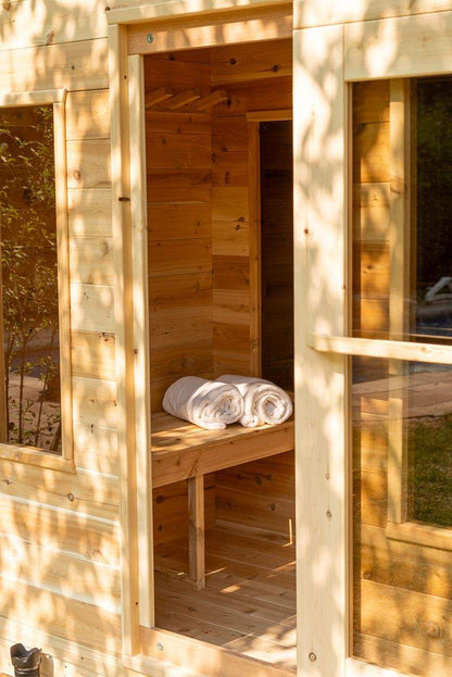6 Person Cabin Sauna with Changeroom - Georgian