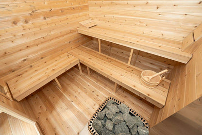 6 Person Cabin Sauna with Changeroom - Georgian