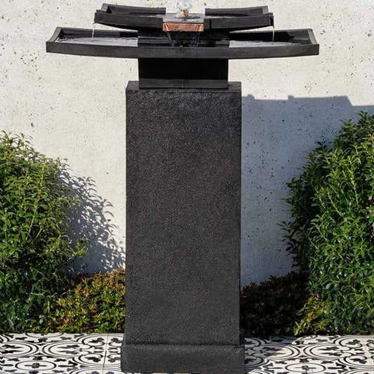 Campania International Katsura Fountain with Pedestal