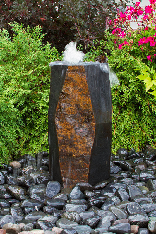Blue Thumb Basalt Column Fountain "Kazan" - Complete Kit