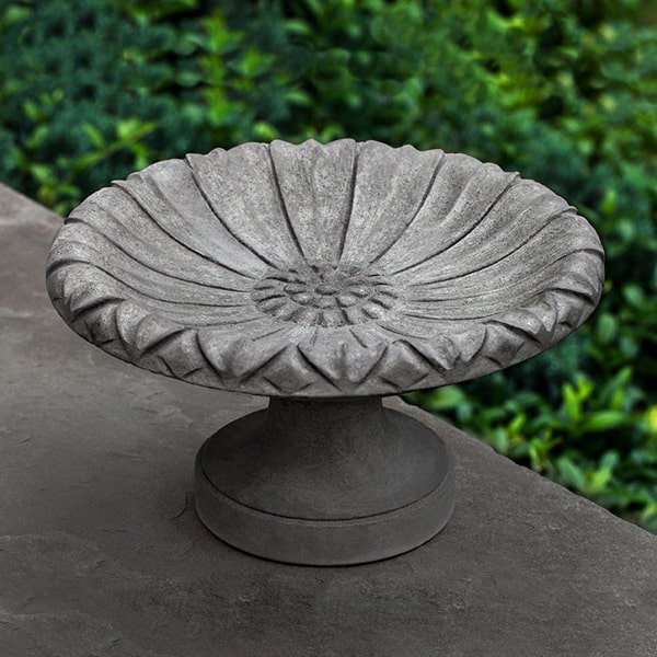 Campania International Lotus Birdbath, Small #B-184