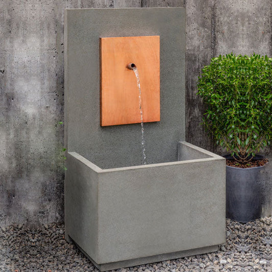 Campania International MC-2 Outdoor Wall Fountain - Copper