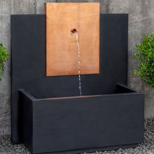 Campania International MC-3 Outdoor Wall Fountain - Copper