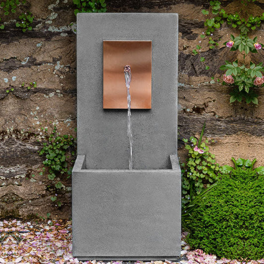 Campania International MC-4 Outdoor Wall Fountain - Copper