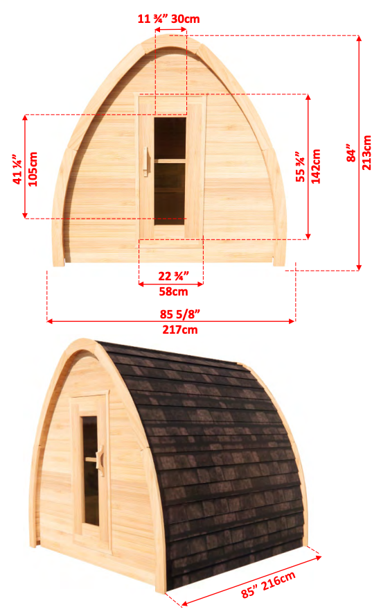 4 Person Sauna - MiniPOD