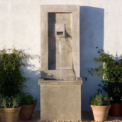 Campania International Moderne Wall Outdoor Fountain