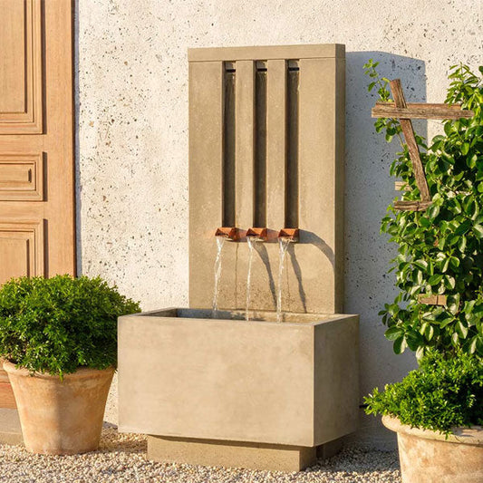 Campania International Mondrian Tall Outdoor Fountain