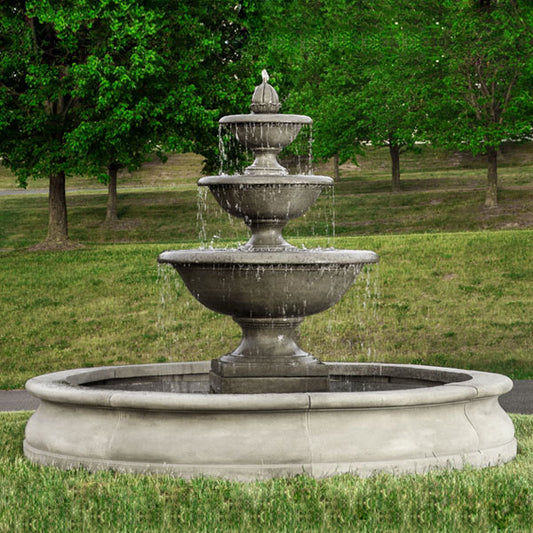 Campania International Monteros Fountain in Basin