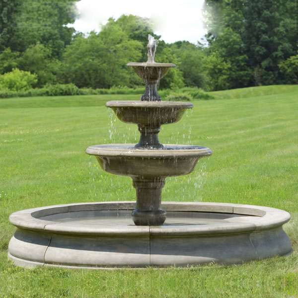 Campania International Newport Outdoor Water Fountain