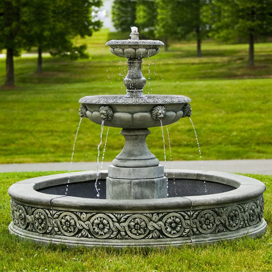 Campania International Parisienne Two Tier Outdoor Water Fountain