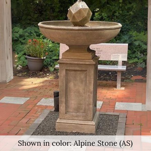 Campania International Polyhedron Outdoor Water Fountain