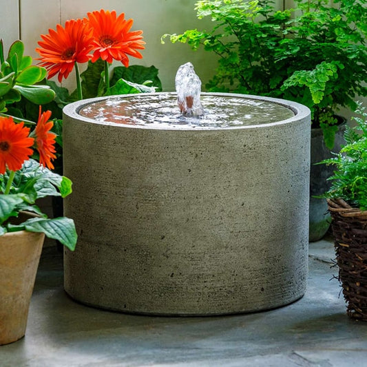 Campania International Salinas Outdoor Water Fountain, Low