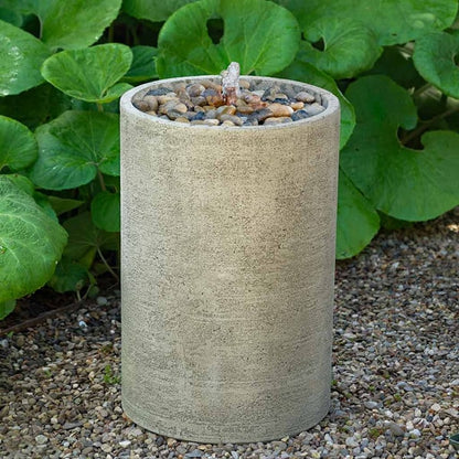 Campania International Salinas Pebble Outdoor Garden Fountain, Tall