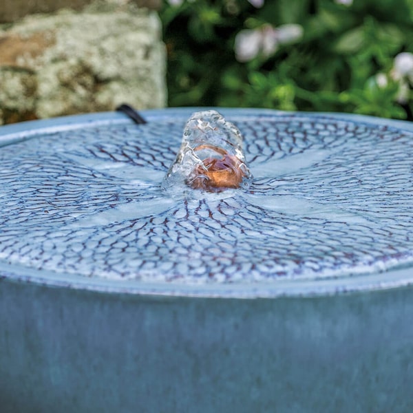 Campania International Sand Dollar Glazed Fountain