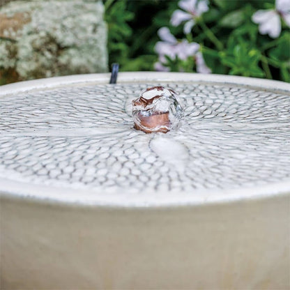 Campania International Sand Dollar Glazed Fountain